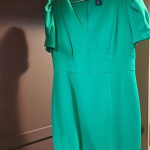 DKNY Vibrant Green Midi Dress